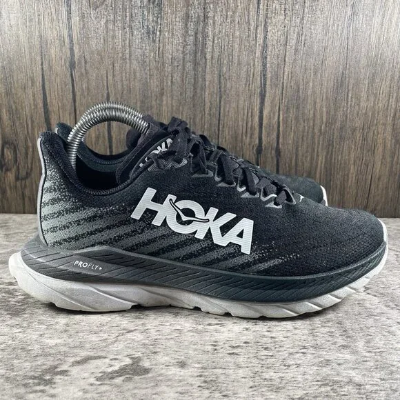 Hoka One Mach 5 Women's Size 7.5B (Medium) Running Shoes Black - Picture 3 of 10